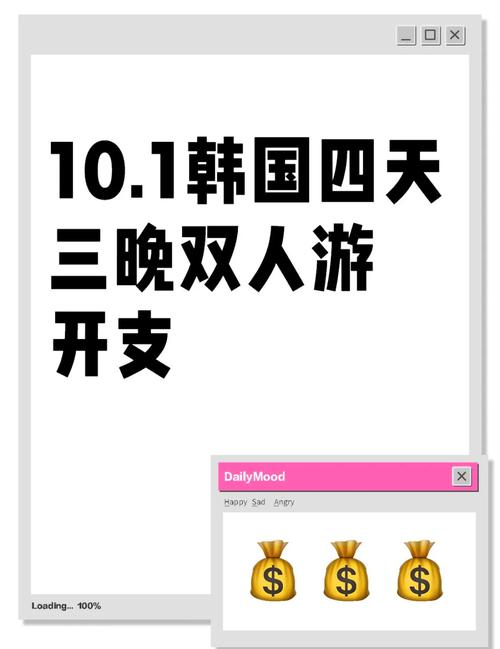 我准备去韩国旅游一次跟团请有去过的朋友给算一下明细账