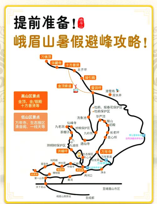 放假了想去峨眉山耍不想跟团旅游但是路线住宿要带些什么东西一