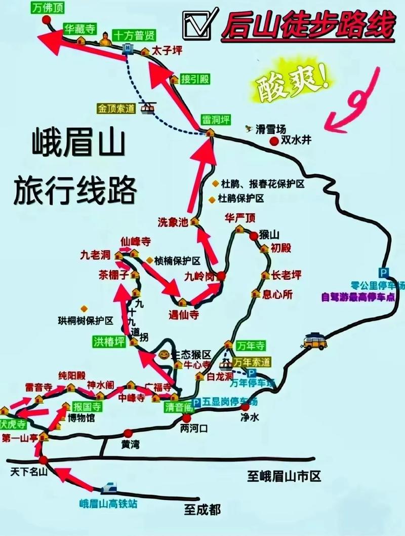 只有两天时间求从成都去峨眉山旅游的路线和攻略谢谢